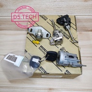 TOYOTA VIOS NCP42 ORIGINAL STARTER CYLINDER IGNITION SWITCH WITH DOOR KEY SET & BONNET LOCK ASSY