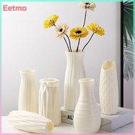 eetmo Home Nordic Plastic Vase Simple Small Fresh Flower Pot Storage Bottle For Flowers Living Room Modern Home Decoration Ornaments sg