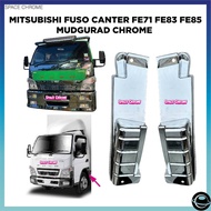 MITSUBISHI FUSO CANTER FE71 FE83 FE85 MUDGUARD COVER 1SET MITSUBISHI FUSO ACCESSORIES CHROME NEW CAN