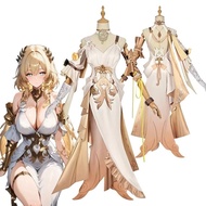 Aglaea Cosplay Costume Game Honkai: Star Rail HSR Women Golden Dress Costume Aglaea Cosplay