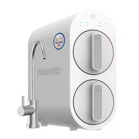 Waterdrop G2 Reverse Osmosis System, 7 Stage Tankless RO Under Sink Water Filter System, 400 GPD, 1: