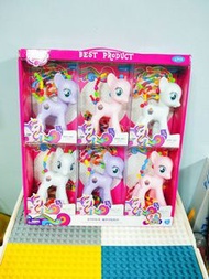 小馬寶莉 獨角獸 Little Pony DIY波普珠珠 安全材質 彩虹小馬 寶寶玩具 感統玩具 串珠玩具 (大號)