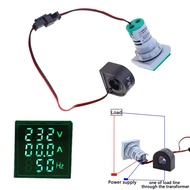 【BABY】3-in-1AC50~500Vdigital voltmeter Hertz frequency meter Current voltage indicator