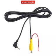 SMARTSIMPLE 2.5mm 4-Pin to RCA Female Adapter Extension Cable 2.4M For Car Navigation Unit & Audio V