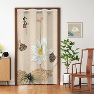 Curtain Noren Entrance Feng Shui Door Curtain Kitchen Door Divider Bedroom Blackout Curtain Aircon Door Curtain Toilet Partition Door Curtain Room Decoration Great For Privacy - （Include Tension Rod）ML010604