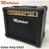 แอมป์กีตาร์ไฟฟ้า Matrixss รุ่น GA20 + สายแจ็ค ลำโพง6"