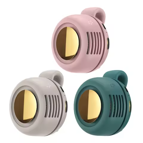 Handheld Neck Neck Mini Fan Portable Neck Fan Neck Cooler Clip fan mini fan Neck Fan USB Rechargeabl