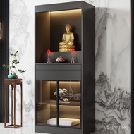 XY^Buddha Shrine New Chinese Style Clothes Closet Worship Altar Modern Light Luxury Buddha Cabinet God of Wealth Cabinet