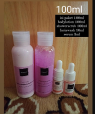 scarlett whitening 4 in 1 / scarlett whitening 1 paket lengkap /scrlett whitening