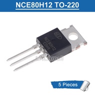 5pcs NCE80H12 TO-220 NCE 80H12 TO220 80V/120A N-channel MOSFET Transistor New Original