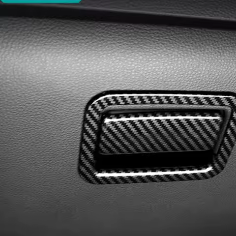 Car Co-pilot Glove Storage Box Handle Switch Panel 3d Trims 3d Trim For Toyota Rav4 Xa50 2019 2020 2