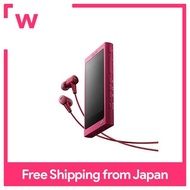 SONY Walkman A series 32GB NW-A36HN: Bluetooth/microSD/high res compatible noise canceling function included High res compatible earphones included Bordeaux pink NW-A36HN P