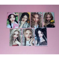 GAEUL IVE SECRET FOURHY OFFICIAL PC PHOTOCARD