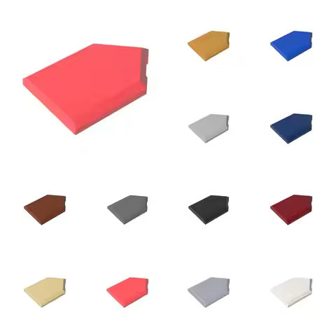 50pcs 22385 Tile Modified 2 x 3 Pentagonal Bricks Collections Bulk Modular GBC Toys For Technical MO