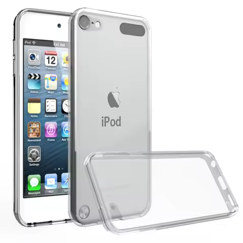 Transparent Case for IPod Touch 5 / Touch 6 / Touch 7 Hybrid Shockproof Cover Soft TPU Frame with Cl
