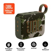 JBL Go 4 ลำโพงบลูทูธแบบพกพาขนาดกระทัดรัด กันน้ำและกันฝุ่น IP67 เล่นเพลงได้นานถึง 7 ชั่วโมง