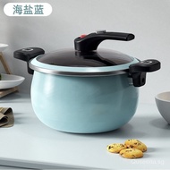 New Good-looking Enamel Enamel Low Pressure Pot Large Capacity Household Court Stew Soup Pot Induction Cooker Applicable to Gas Stove