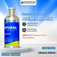 BIBIT PARFUM MURNI AIGNER  BLACK FOR WOMEN - BLARK NATURAL FRAGRANCE KEMASAN 500 ML SEGEL PABRIK