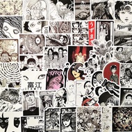 ❉ Junji Ito Classical Horror Comics Series 02 Stickers ❉ Manga Tomie Uzumaki Souichi Tsujii DIY Fashion Luggage Laptop Skateboard Doodle Stickers（A-10PCS；B-21PCS；C-56PCS）