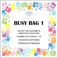 BUSY BAG 1 - CHILDREN ACTIVITY CARDS