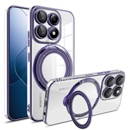 Ốp cho Xiaomi 14t Pro 5g 2024 vỏ điện thoại chống sốc mềm trong suốt cạnh nhựa TPU bìa cho mi 14t 14