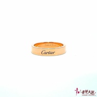 Cartier 18K玫瑰金雕刻結婚戒子 B4098052 (52號)