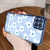Casing hp for OPPO A93 Reno 4F Reno 4 Lite F17 Pro Case Cartoon Flower Case Not easy to fade Cesing 