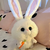 [Hot]The Secret Life Of s Figure Snowball Plush Toy Kawaii Rabbit Stuffed Carrot Movable Ears Cartoo