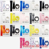 bip strap Aksesori ❧CASIO G-SHOCK BABY-G BAND AND BEZEL BA110 BA111 BA112 BA120 BA130 100% ORIGINAL