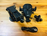 汽車用無線充電手機架（大全配）Mobile phone holder with wireless charging function for automobiles (full accessories