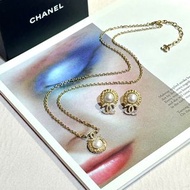 全新CHANEL頸鏈 AB7754 圓形珍珠吊墜 NECKLACE #香奈兒項鏈 #BRAND NEW #香榭站正品