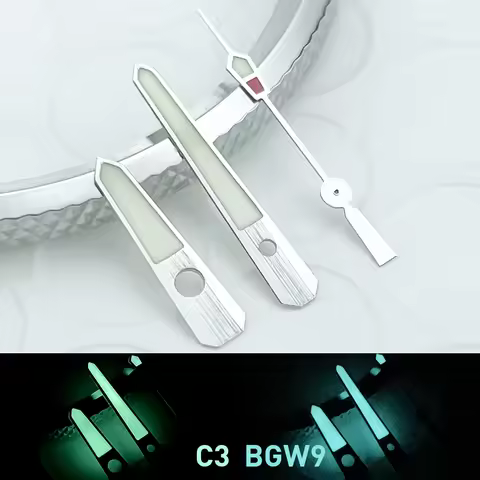 NH35 Brushed Watch Hands Set for MM300, SBDX, and SKX - Compatible with 4R35, 4R36, NH35A, NH36A, NH