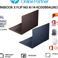 HP OMNIBOOK X FLIP NG AI 14-KC0086AU /KC0087AU (AI 5 435, 16GB RAM, 512GB SSD,14" 2K,ATI, W11,HS+M36