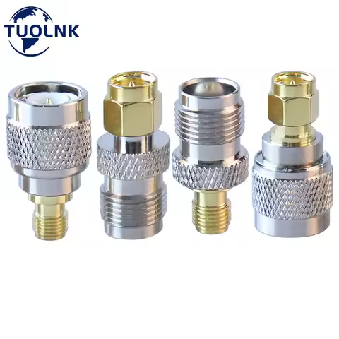 SMA to TNC Adapter Kit TNC Male Female to SMA Male Female Coaxial Connector Kits SMA to TNC Coax Ada