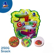 【 mr candy】snake candy worm gummy candies/250g gummy candy/gummies/gummy candies wholesale/fructose