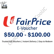 NTUC Fairprice E-Voucher $50 $100 Email Same Day Delivery NTUC Fairprice Voucher Gift