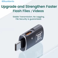 HUMBERTO OTG 2 in 1 Adapter, High Speed Portable Type C OTG Adapter, Charging Converter Data Transfe