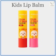 [ATOPALM] Kids Color Lip Balm 3.3g | Red / Pink