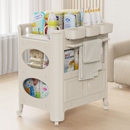 W Wanhelu Baby Diaper Table Baby Touch Nursing Table Diaper Change Removable Newborn Bath Crib