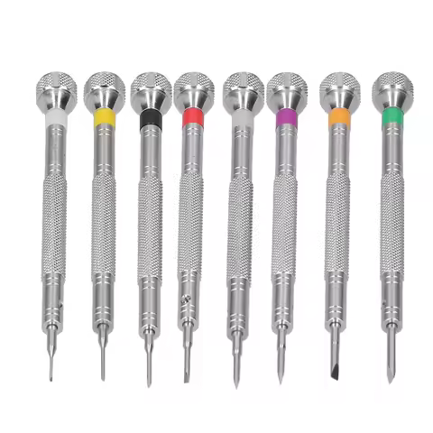1Pc 0.6-2.0mm Slot Screwdriver Stainless Steel Precise Straight Flat Head Screw Driver Watch Jewelry