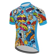 2024 USA summer men funny bicycle shirt cycle short sleeve MTB road bike clothing cycling jersey