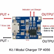 MODULNYA CHARGER TP4056 1A BATTERY LITHIUM LI-ION 3.7V-4.2V