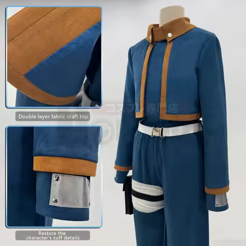 HOLOUN Anime Uchiha Obito Cosplay Costume Top Shirt Pants Waist Bags Animation Convention Halloween 