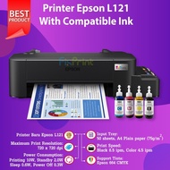 Printer Epson Tank L121 L 121 Original Pengganti Printer Epson L120 A4