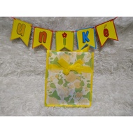 Ribbon Carrying Bag 22x22 Rice Bag Box Goodie Bag Blessing Bag Spunbond Bag