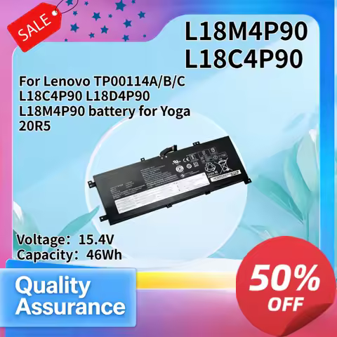 L18C4P90 L18D4P90 L18M4P90 46Wh 15.4V Laptop Battery Compatible with Lenovo Yoga 20R5 TP00114A TP001