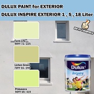 ICI DULUX INSPIRE EXTERIOR PAINT COLLECTION 18 Liter Farm Life / Lichen Green / Primavera
