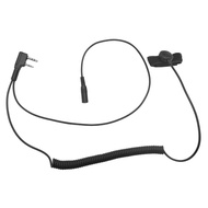 2 Pin K1 Plug to 3.5mm Female Adapter with Finger PTT for Walkie Talkie Earpiece Compatible with Bao