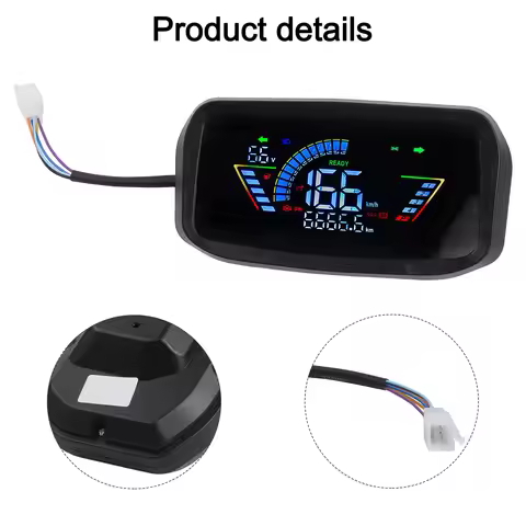 Electric Bike LCD Display Control Panel Supporting 48V 60V 72V Input Voltage and Compatible with N7G