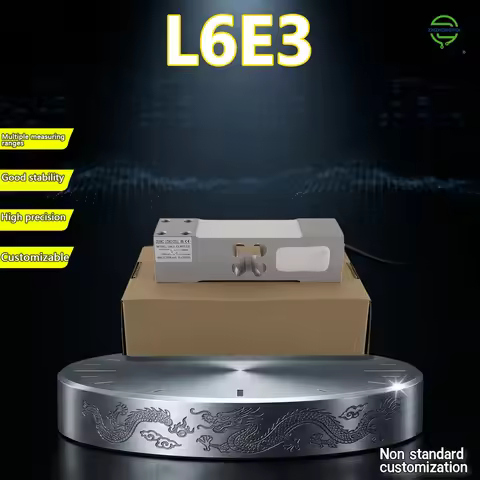 ZEMIC L6E3 Shear Beam Load Cell, C3 Accuracy Weighing Sensor, 50/60/80/100/150/200/300kg Options, 2.